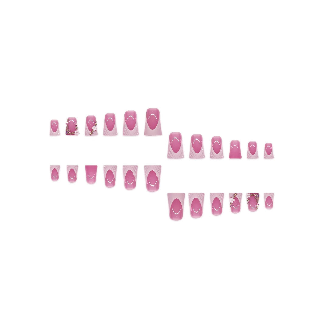 Glamorous 3D Floral Nail Art Enhancements Brehn