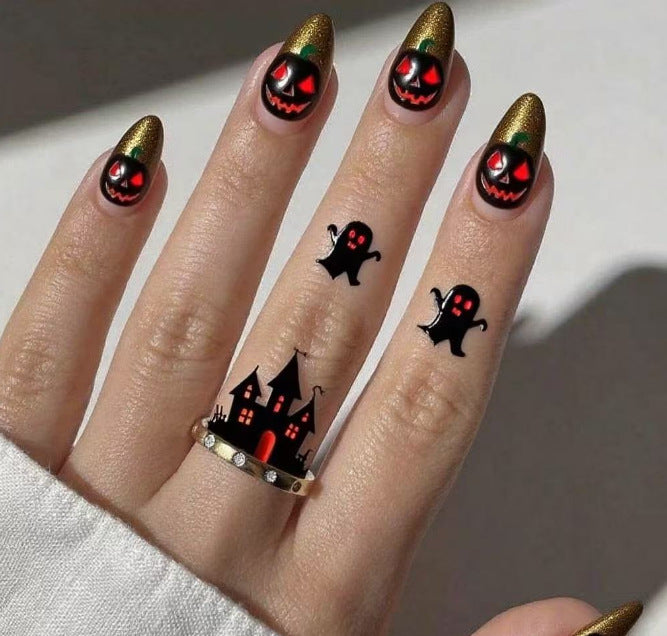 Halloween-Themen Gruselig Nagelkunst Brehn