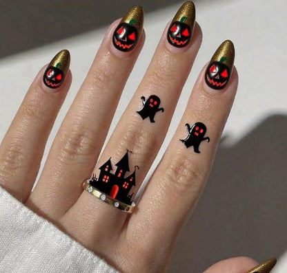 Halloween-Themen Gruselig Nagelkunst Brehn