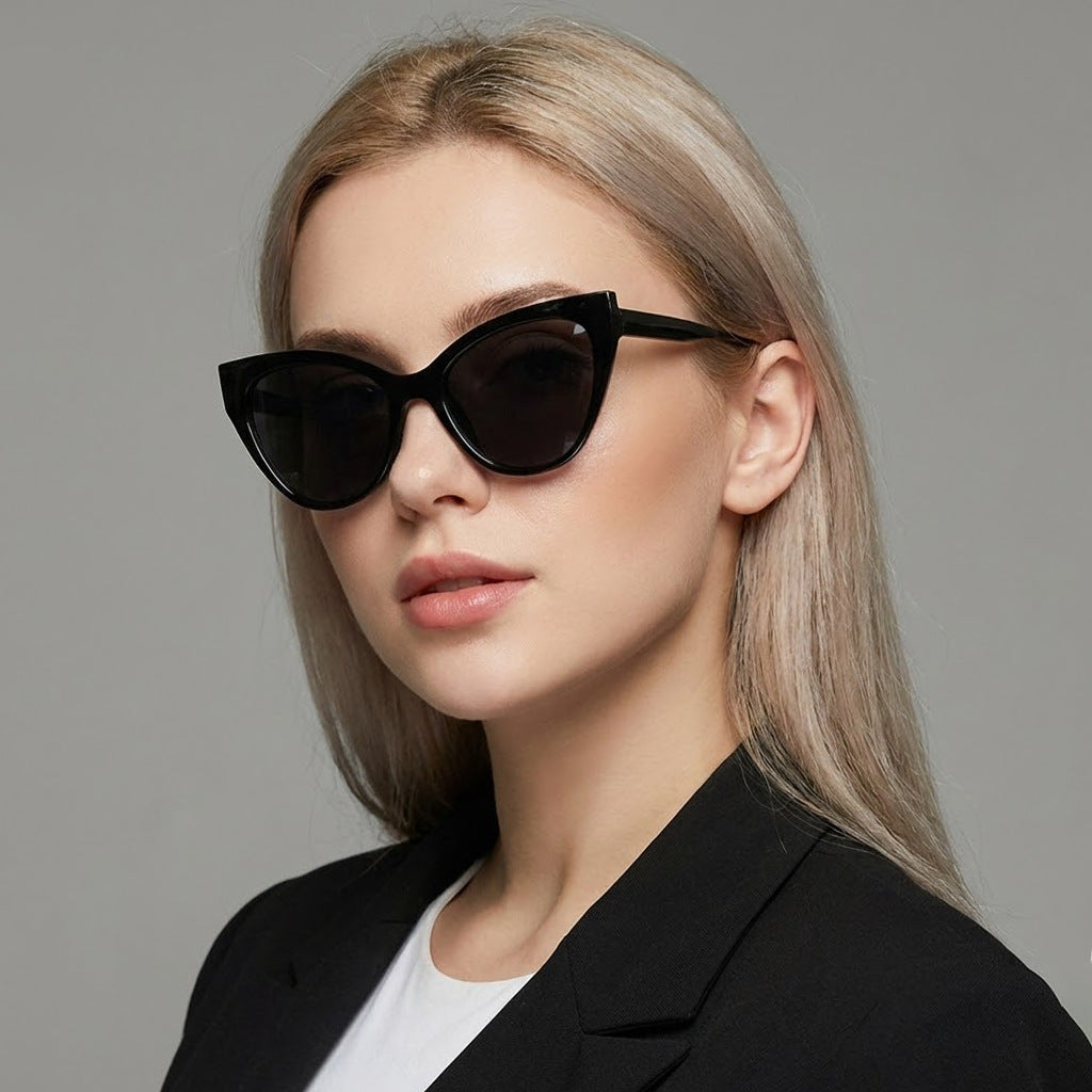 Damen Cat-Eye Sonnenbrille mit UV-Schutz und modernem Rahmen Brehn