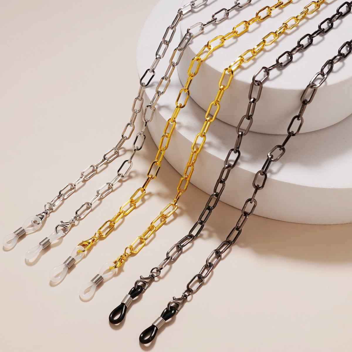 Metallic Link Brillen Kette Brehn