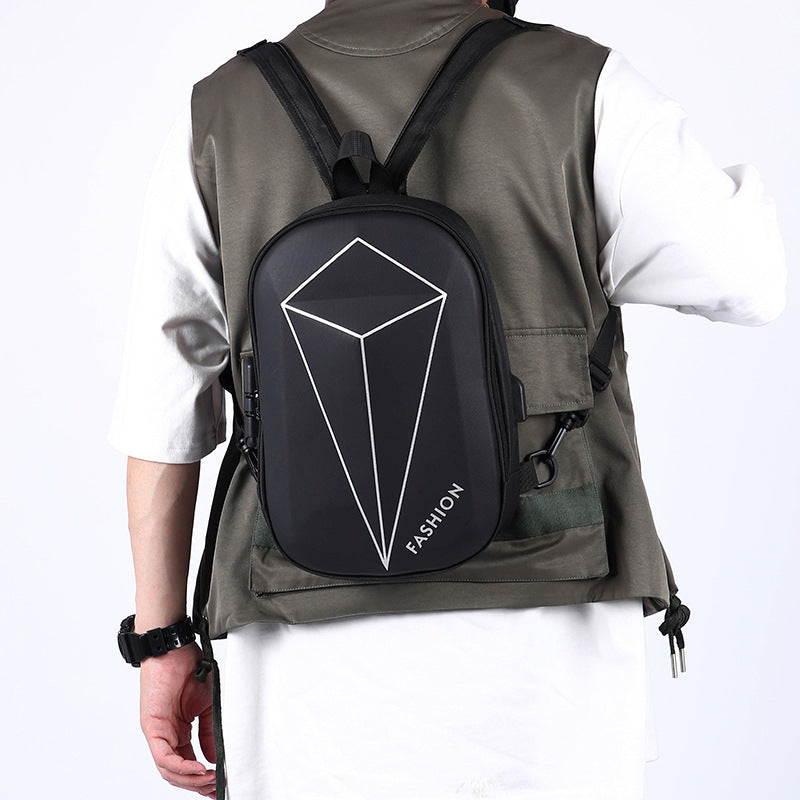 Moderner Minimalistischer Sling-Rucksack Brehn