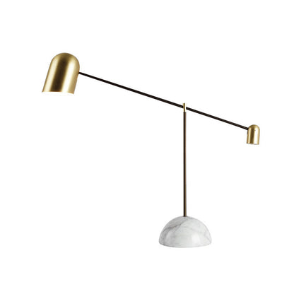 Einstellbare Arm Stehlampe mit Marmorbasis