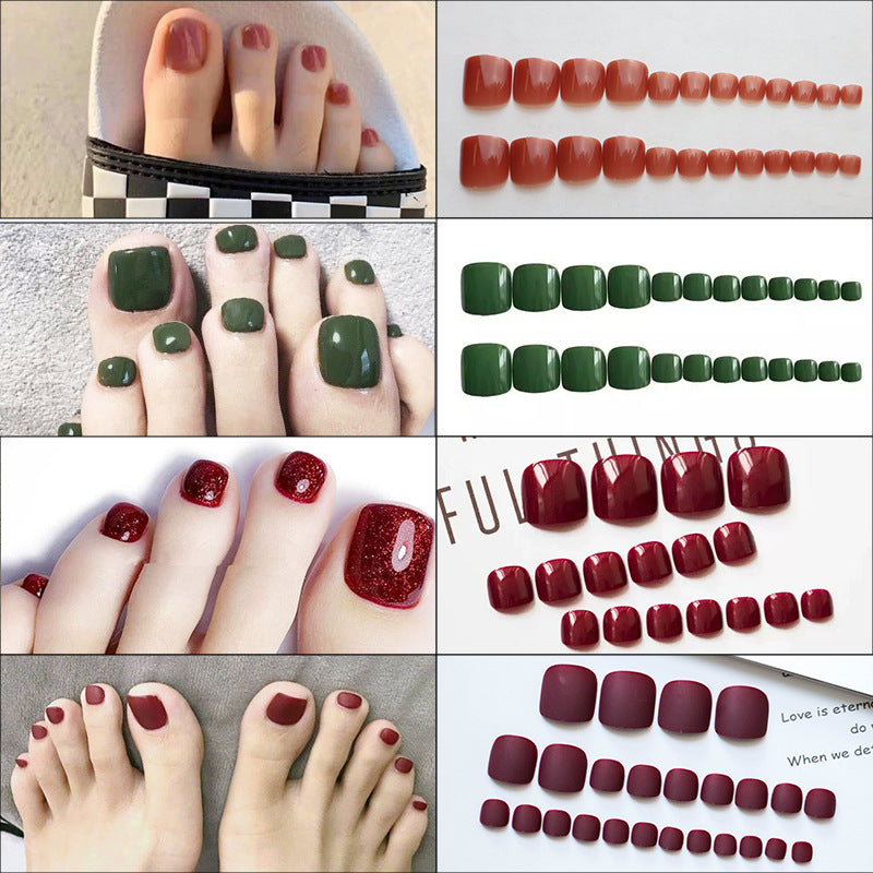 Premium Glossy Press-On Toenails Brehn