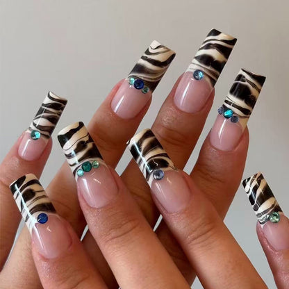 Glamorous Kunstvoll Druck-Augen Nageldesign