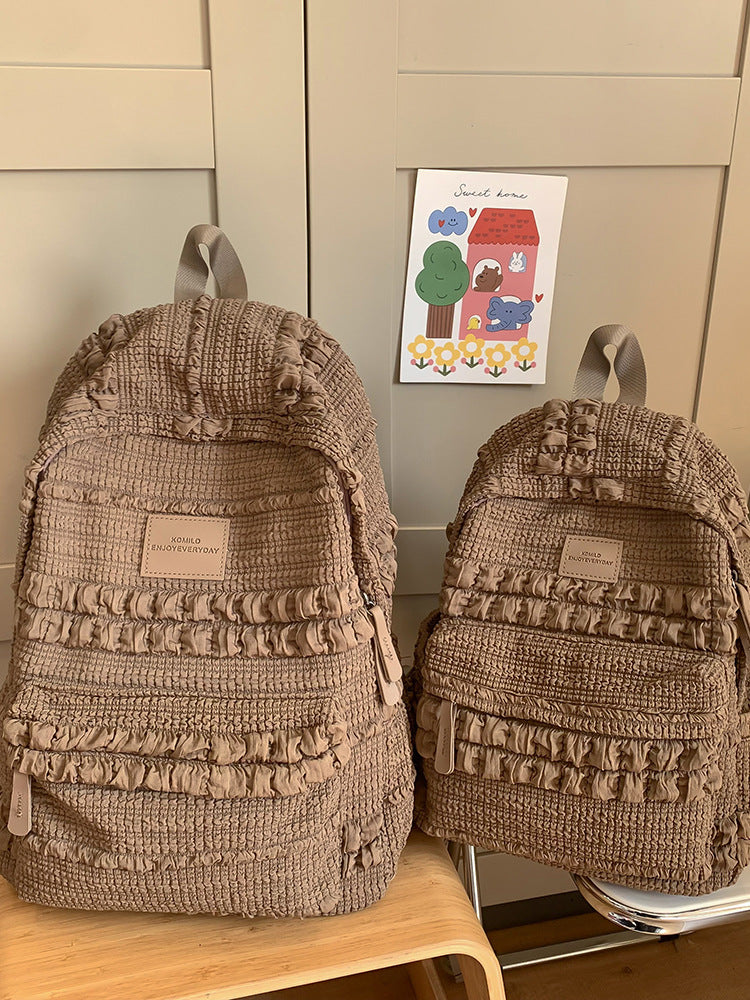 Stylische strukturierte Alltag-Rucksack