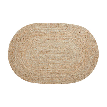 Naturfaser runder Teppich Brehn
