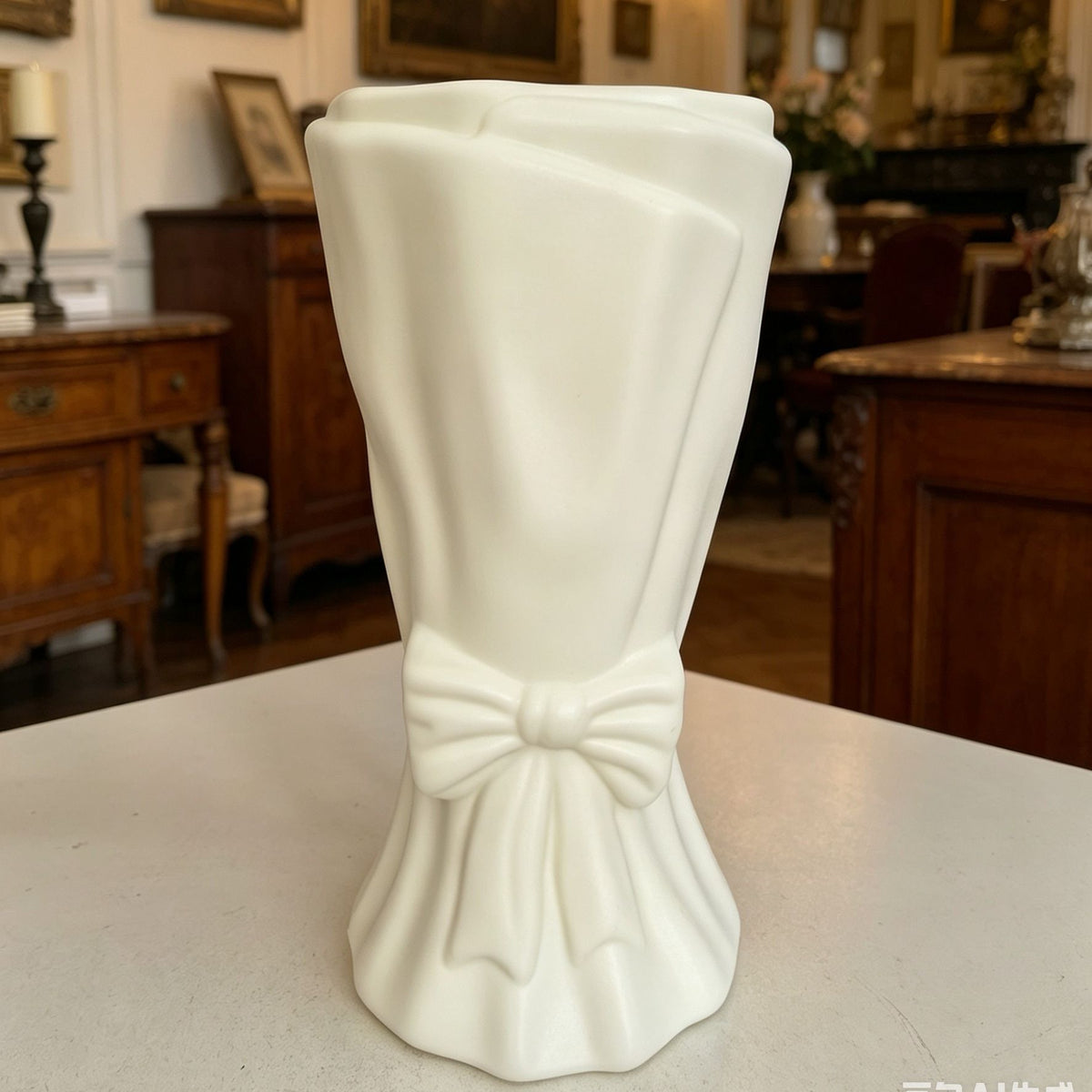 Dekorativer eleganter bow-förmiger Blumenvasen Brehn