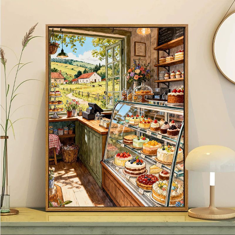 Bäckerei-Themen Dekorative Leinwandkunst Brehn