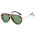 Elegante Aviator-Sonnenbrille mit goldenen Akzenten Brehn