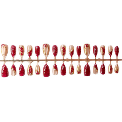 Künstlerisches Nail Art Set mit eleganten Blättermustern