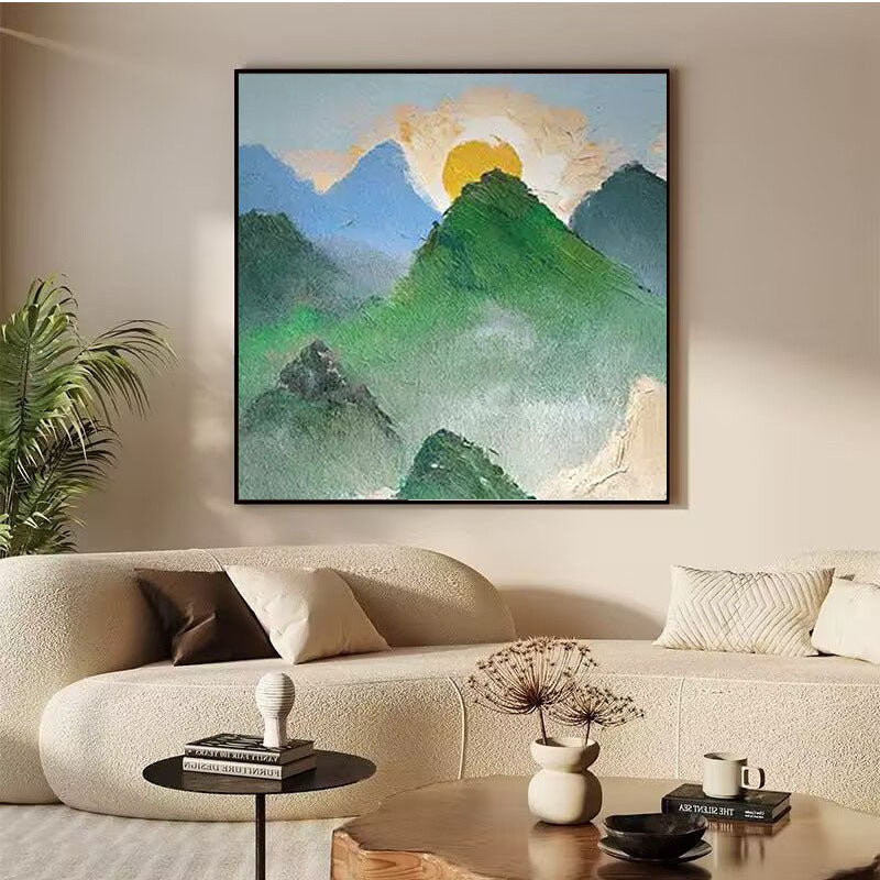 Majestätische Berglandschaft Leinwandkunst