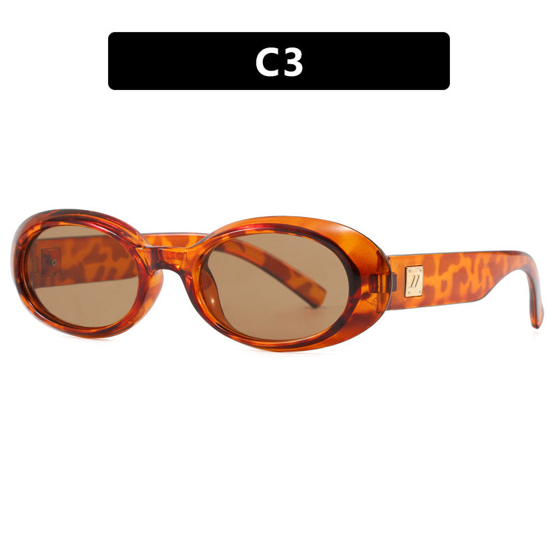 Damen exklusive Sonnenbrille im eleganten Ovaldesign Brehn