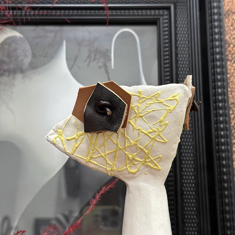 Dekorative katzeninspiriertes Kunstwerk