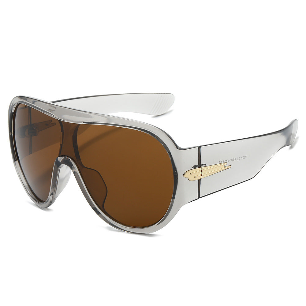 Oversized Retro Shield Sonnenbrille Brehn 1787812378
