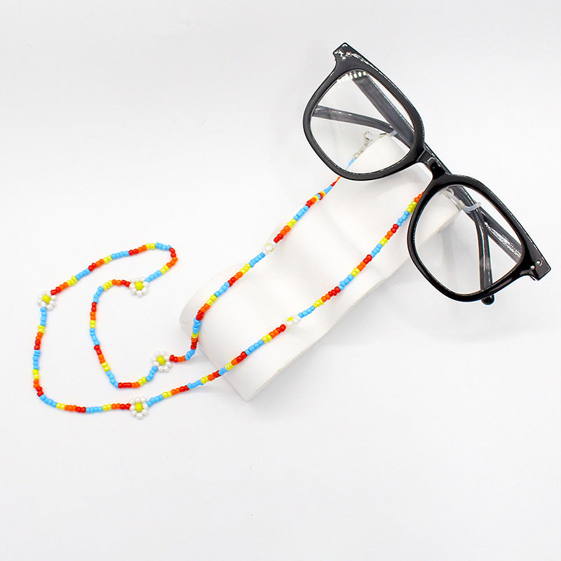 Floral Beaded Eyewear Chain Brehn