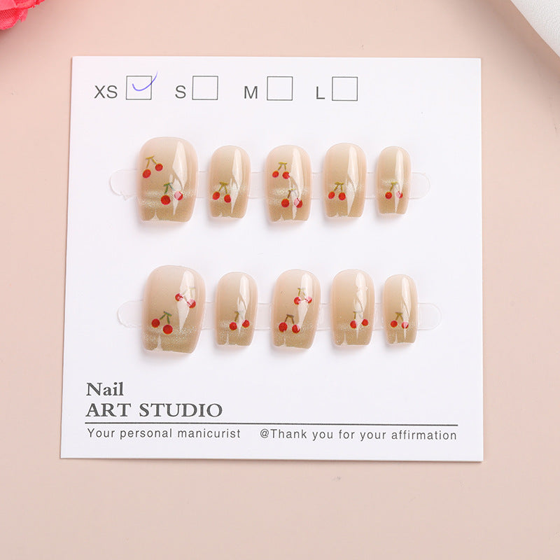 Kirschblüten Press-On Nagelset Brehn