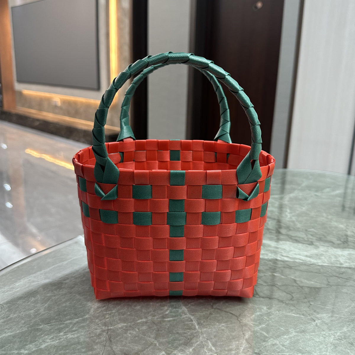 Handgefertigte Freizeitkorb Tasche Brehn