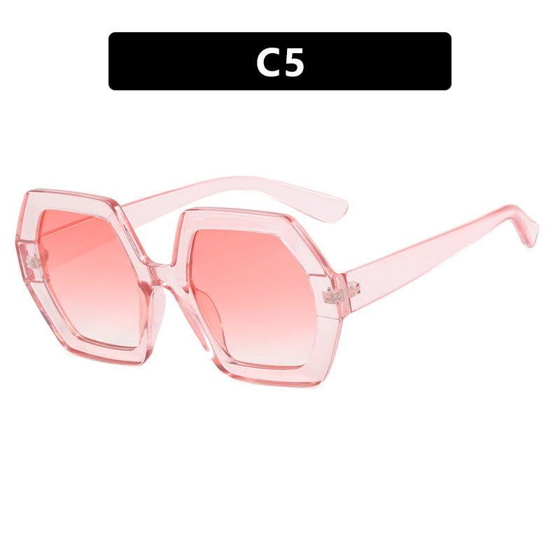 Damen innovative hexagonale Sonnenbrille Brehn