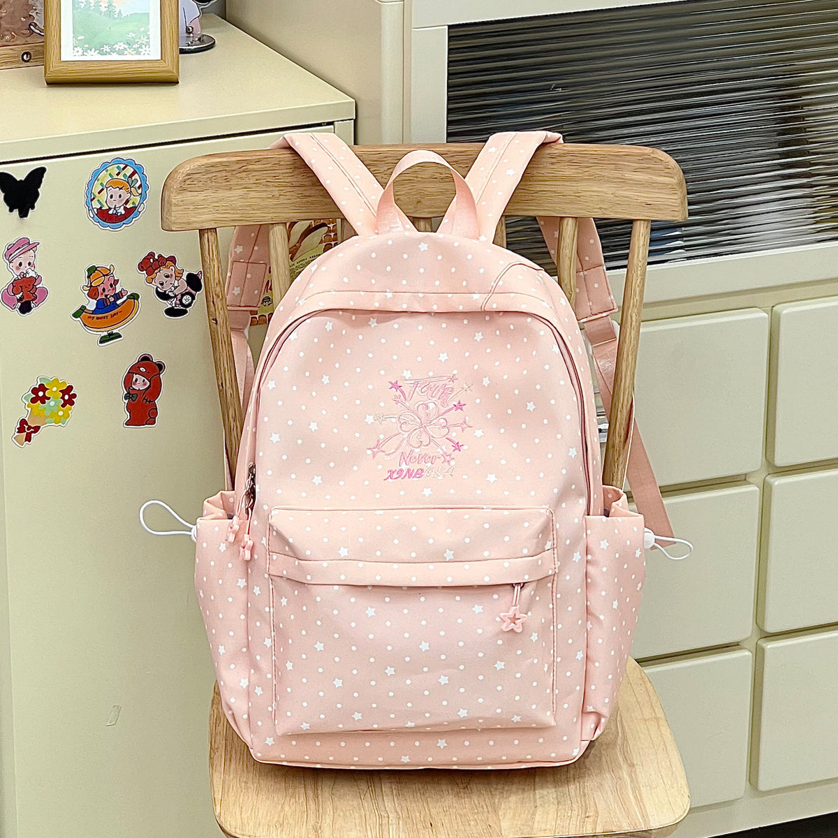 Stylische Schachbrettdruck-Rucksack Brehn