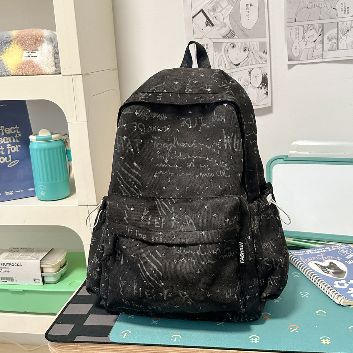 Künstlerischer Grafikdruck Rucksack Brehn