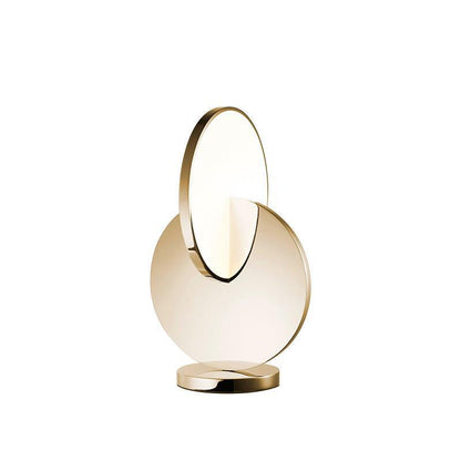 Künstlerische Tischlampe mit geometrischem Design