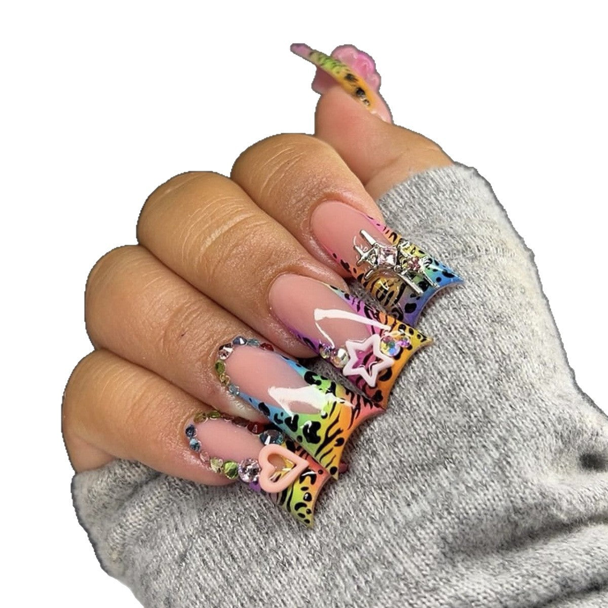 Dekorative Acryl Nagelkunst