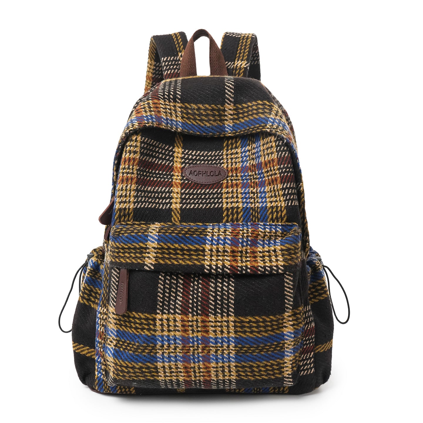 Gemütlicher karierter Schulrucksack Brehn