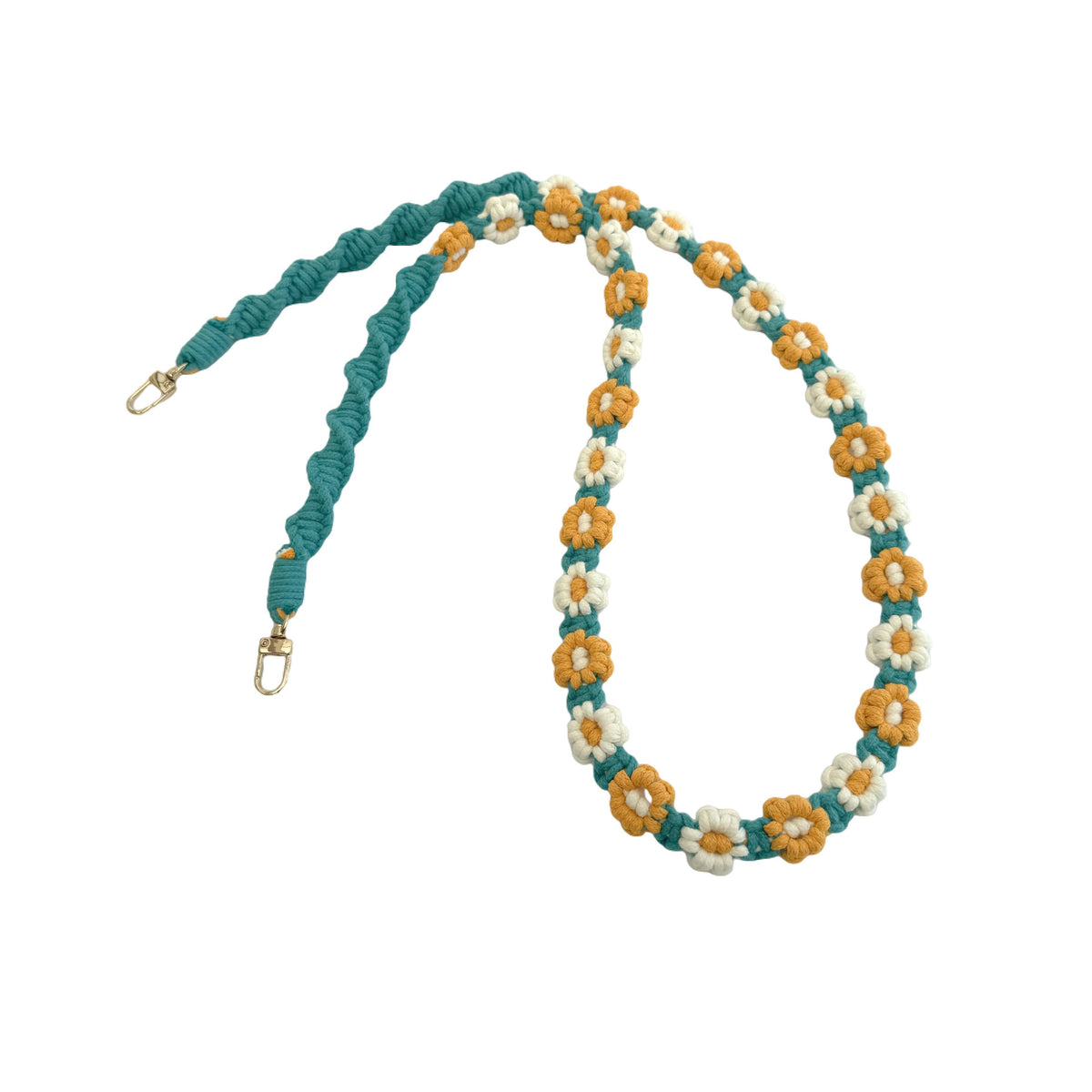 Stylische Macrame Brillenband Brehn