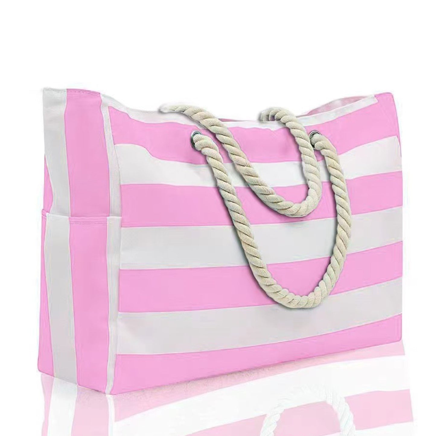 Strandtasche mit Robusten Seilgriffen Brehn