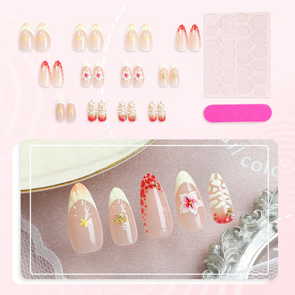 3D Floral Press-On Nail Art Set Brehn