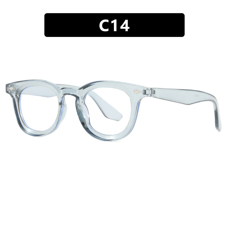 Damen modische Cat-Eye Sonnenbrille mit transparentem Rahmen Brehn