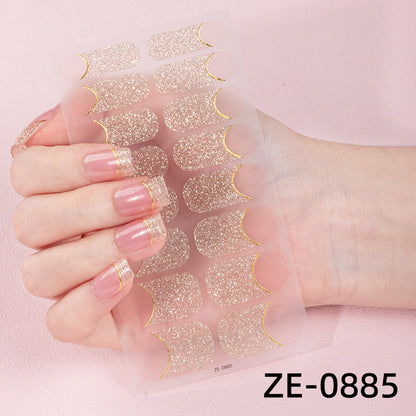 Künstlerische Marmor-Nagel-Wraps