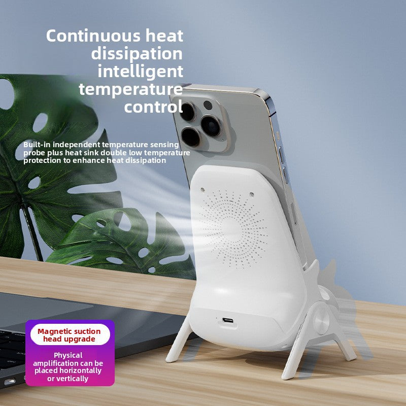 Qi Wireless Ladegerät mit Eingebautem Display Brehn