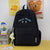 Süßer Graphic Bestickter Schulrucksack