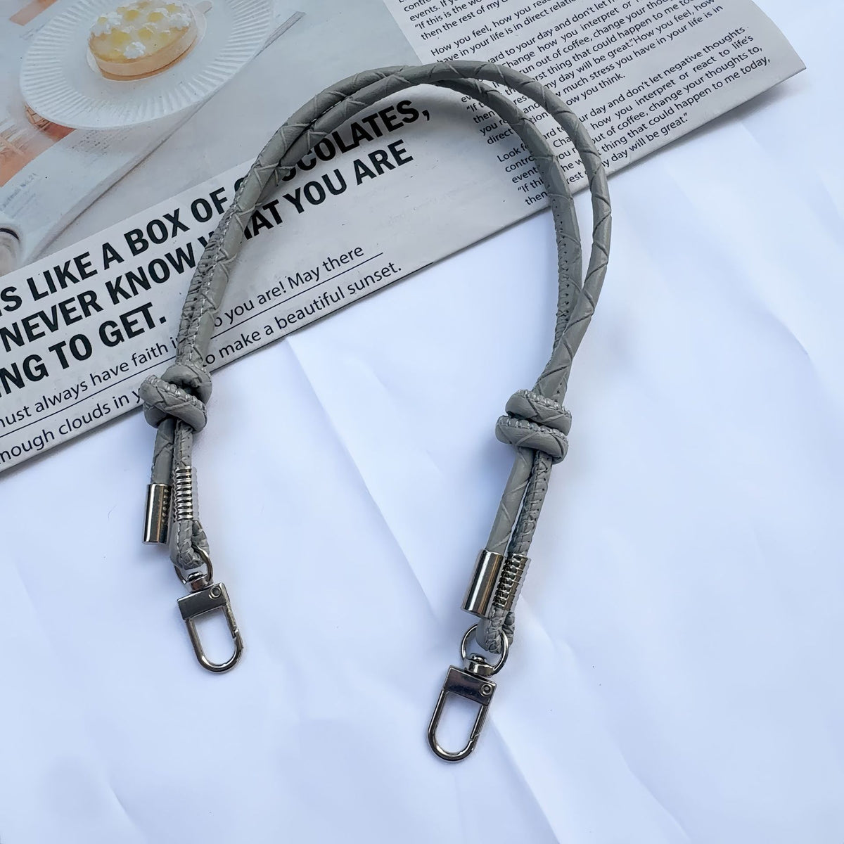 Premium geflochtener Lanyard mit ID-Halter Brehn