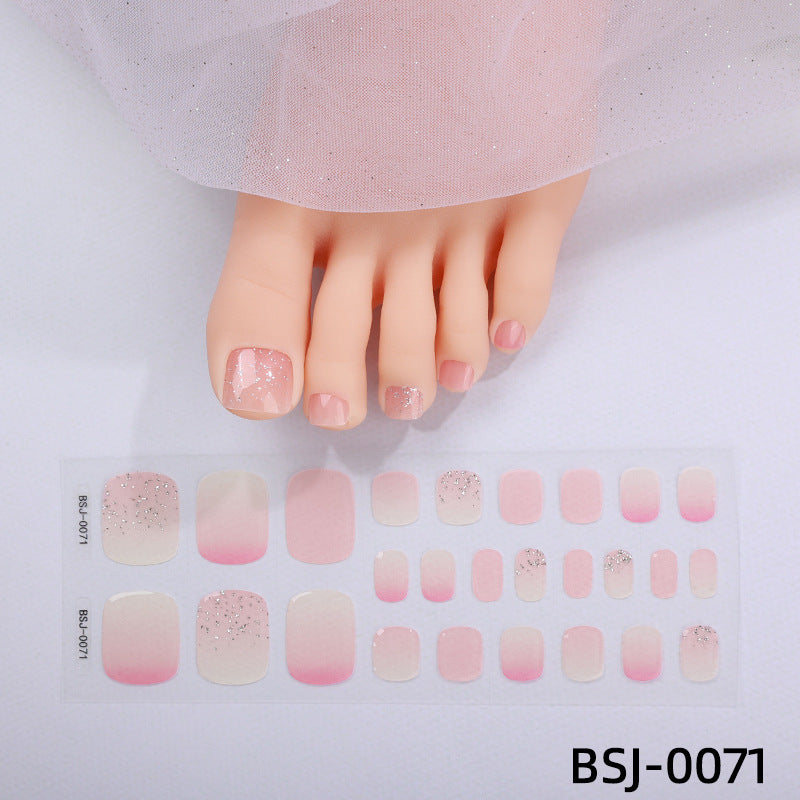 Elegante Fußnagelaufkleber