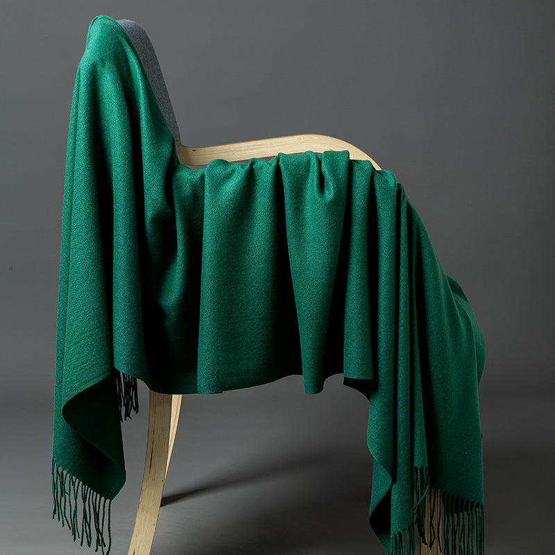 Luxuriöse Cashmere-Mischung Wurfdecke