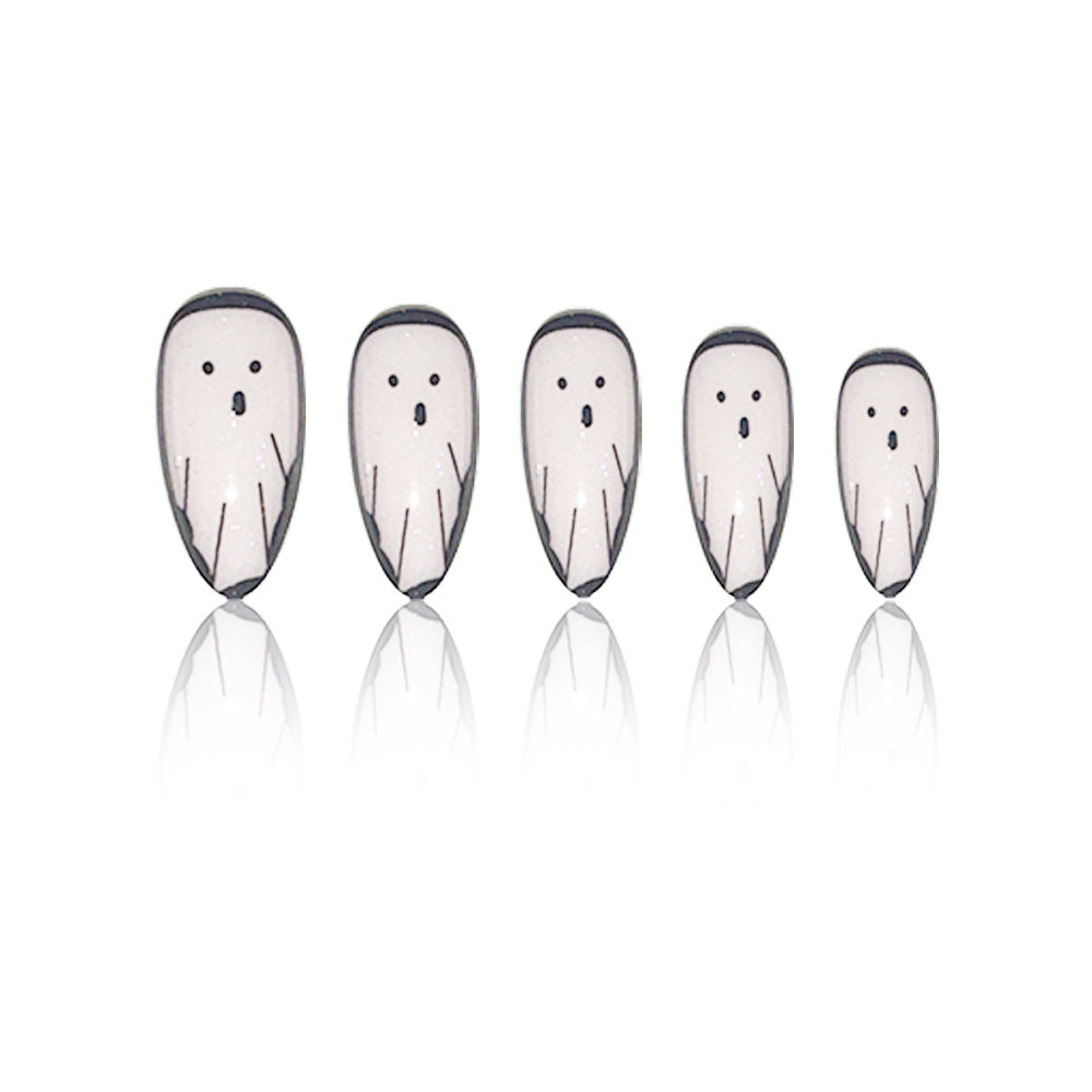 Ghost-Themen Stiletto Nagelkunst Brehn