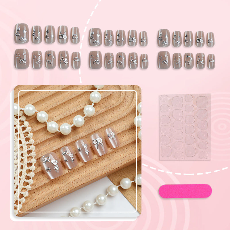 Elegantes Dekoratives Press-On Nagelkunst Set 1790738679