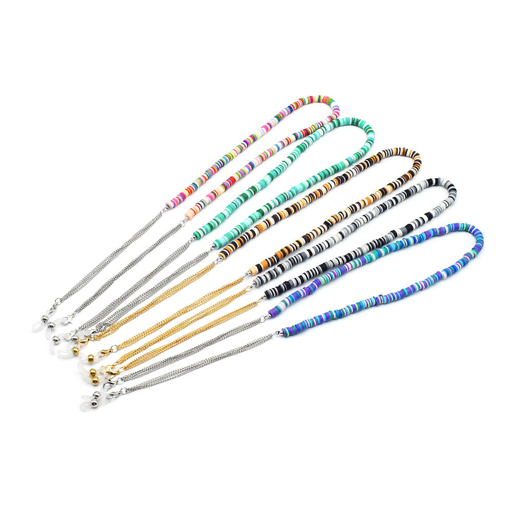 Bunte Perlen Brille Kette Brehn 1786692423
