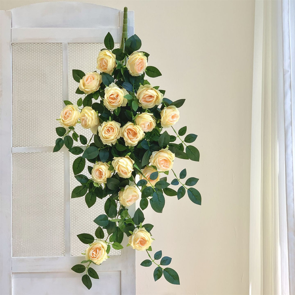 Elegante Blumen Wanddekoration