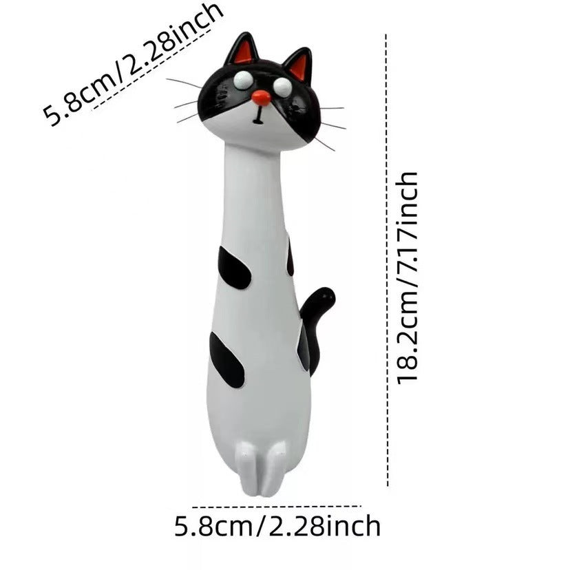 Dekorative Katzenfigur im eleganten Stil Brehn