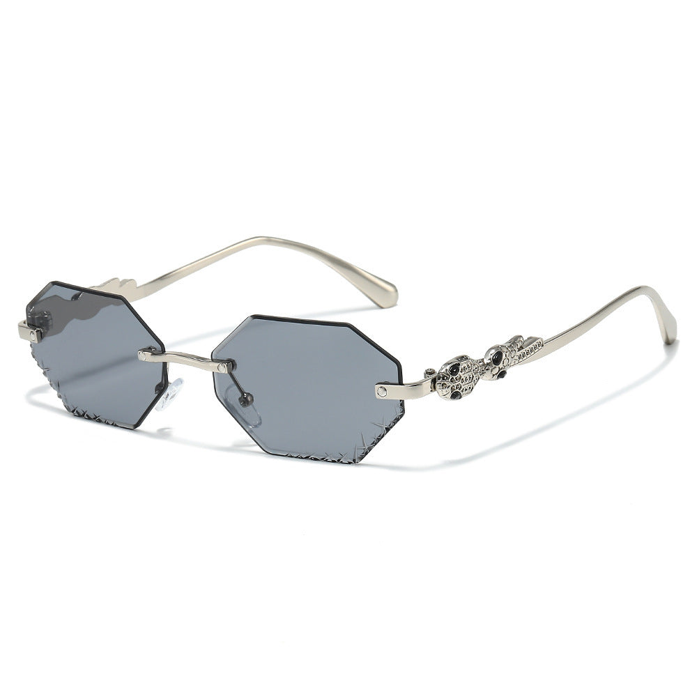 Modebewusste Statement-Hexagon-Sonnenbrille Brehn