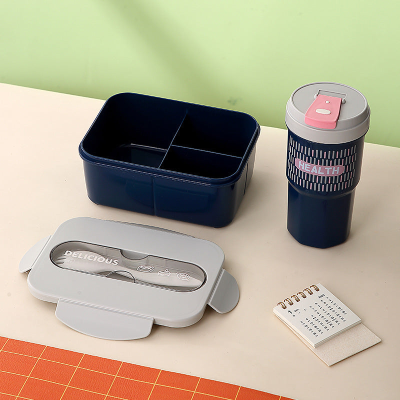 Mehrfachfach-Bento-Box zur Lebensmittelaufbewahrung mit luftdichtem Deckel