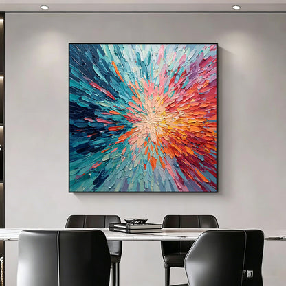 Abstrakte impressionistische Wandkunst