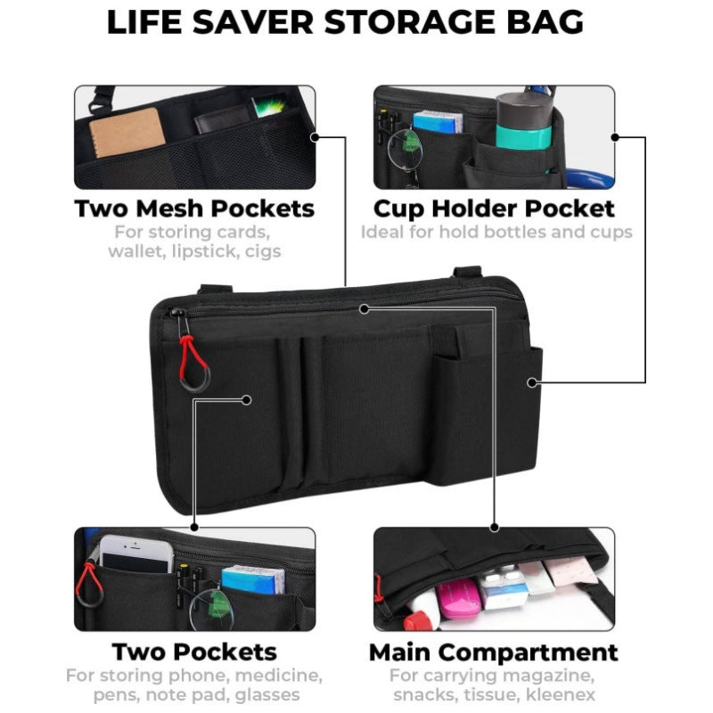 Multifunktionale Organizer-Tasche mit Mehreren Fächern Brehn