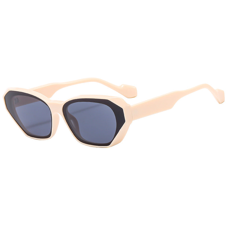 Damen trendige polygonale Sonnenbrille Brehn