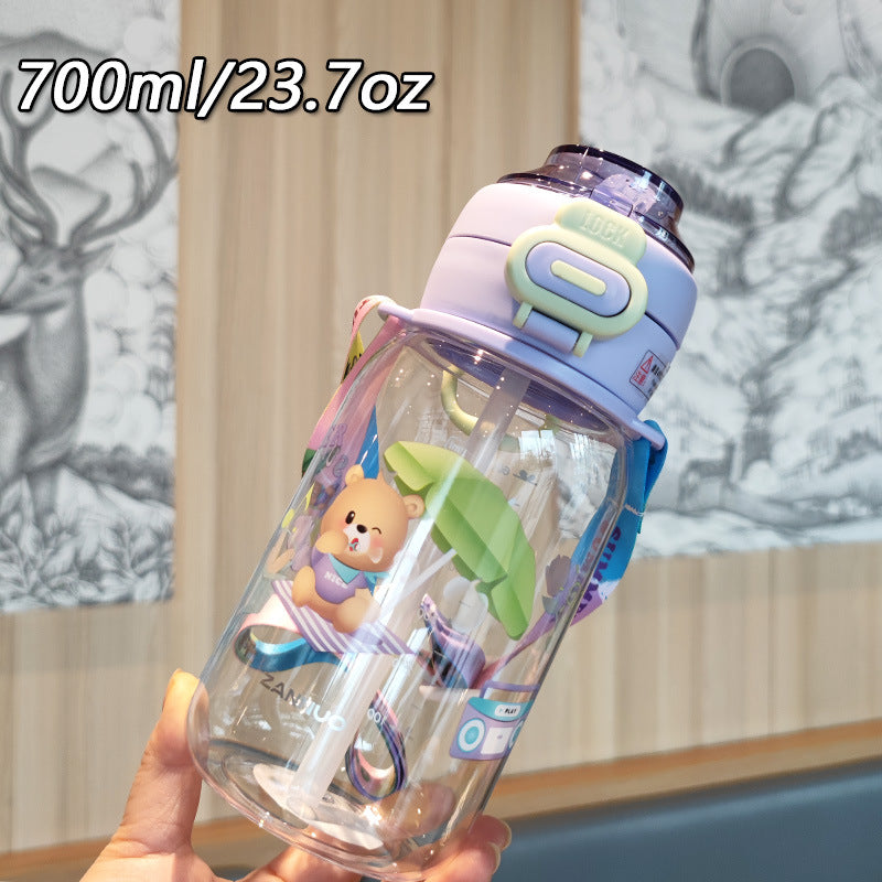Damen kreative Wasserflasche mit sicherem Schließmechanismus Brehn