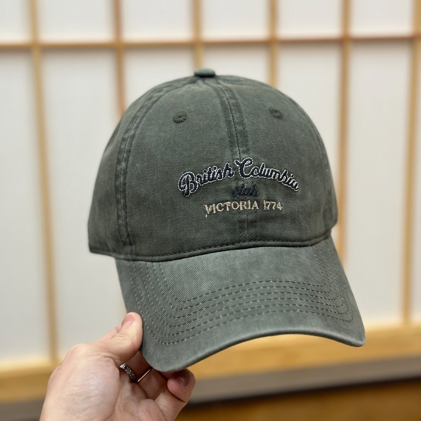 Herren Vintage-inspirierte verrostete Baseballmütze Brehn